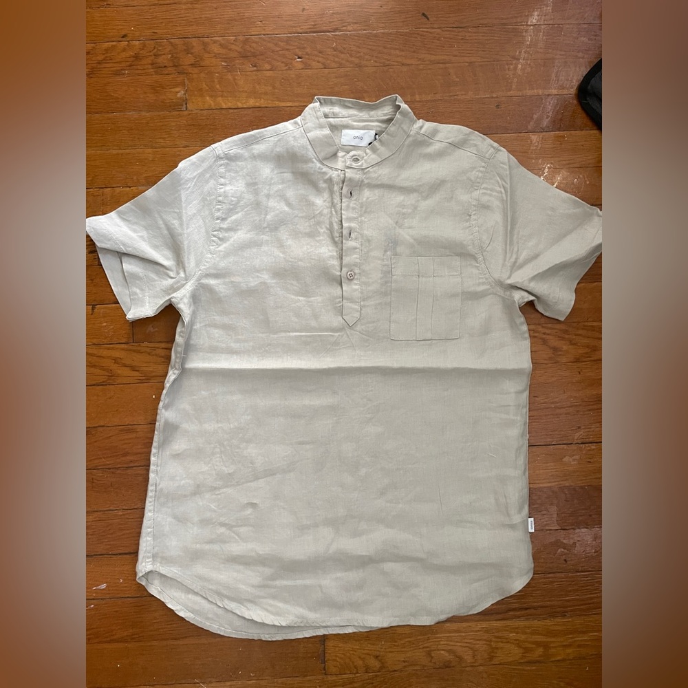 Onia linen shirt. Men’s size M. NWT